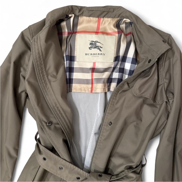 Vtg Burberry Tess Rain Trench Coat - Picture 2 of 4